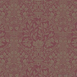 Ткань Morris / GARDEN CRAFT Wine/Linen - DM6W230295